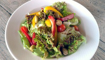Vegetarian Italian garden salad