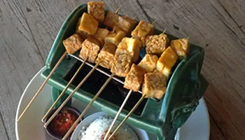 豆腐沙爹和天贝