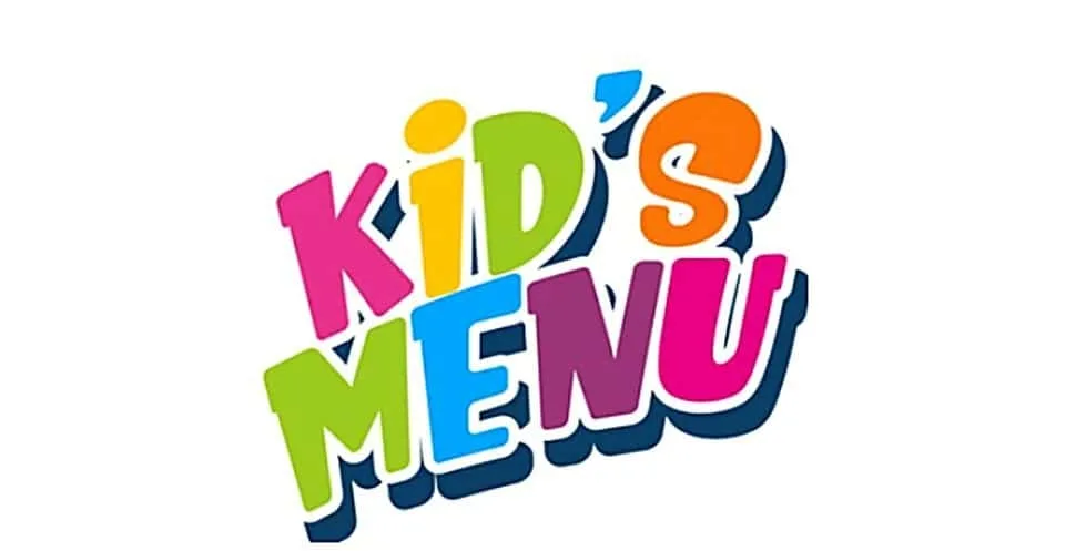 kids menu
