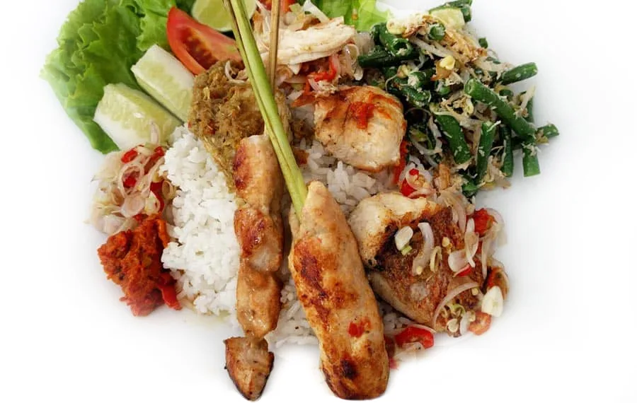 Bali Food Nasi Campur Bali Food