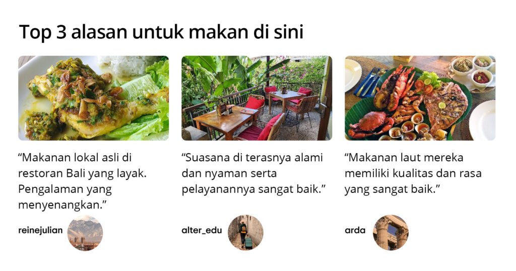 top alasan untuk makan disini top alasan untuk makan disini